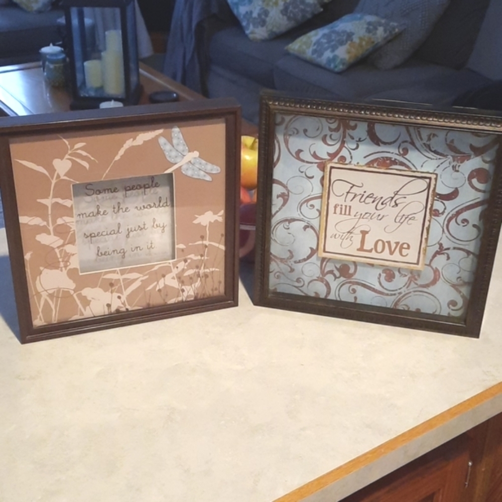 Wall plaque Set. 11x11 and 10x10